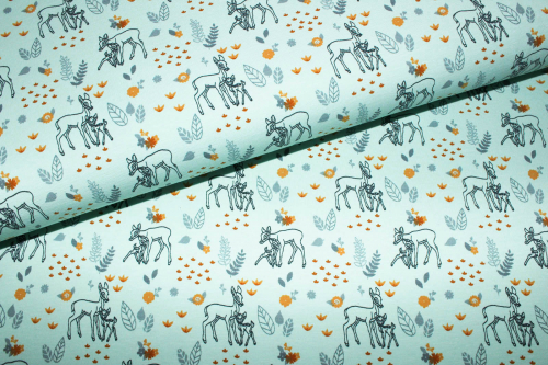 Jersey My little Baby mint Bambi (ca. 90 cm)